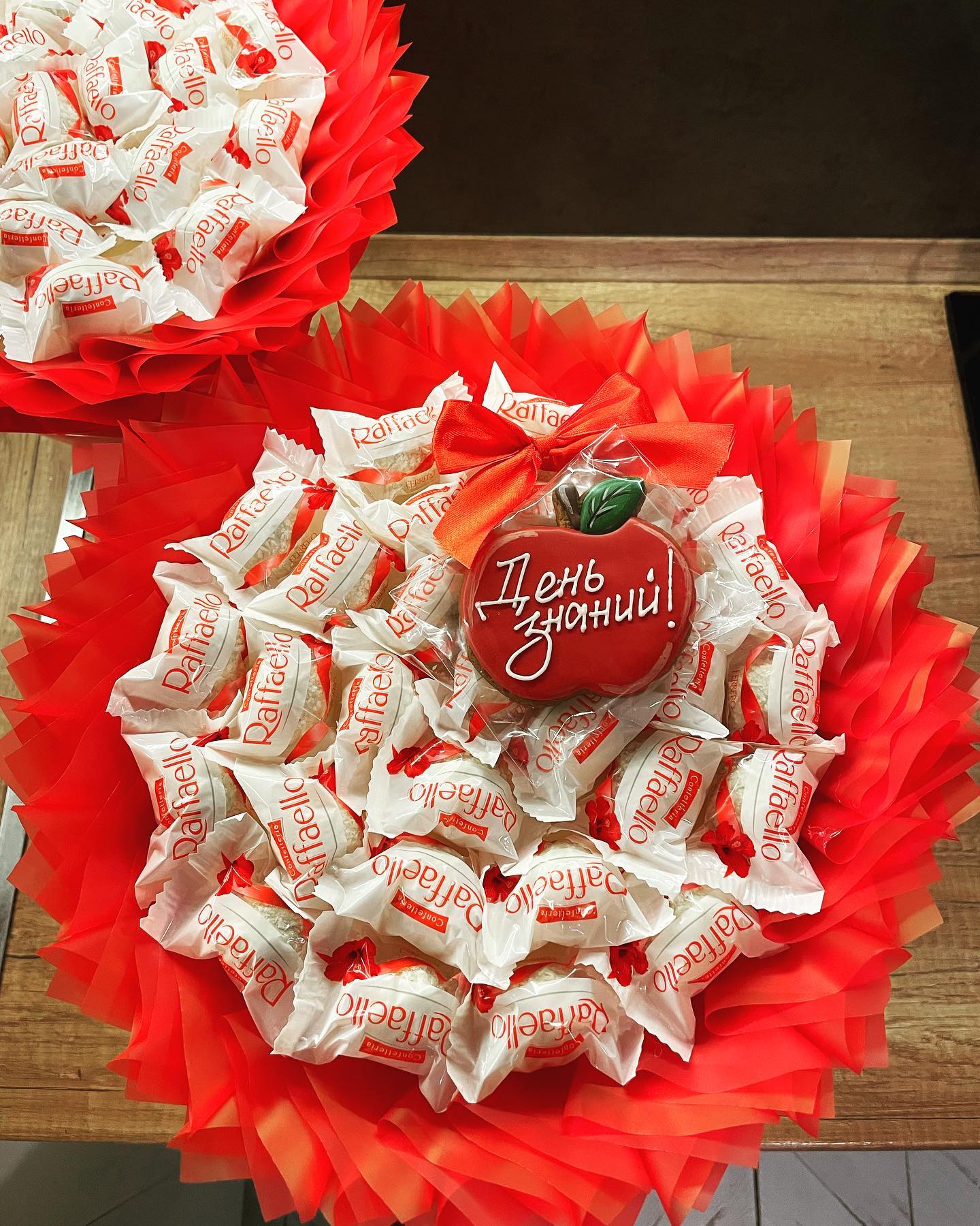 Букет «Рафаэлло» с имбирным пряником