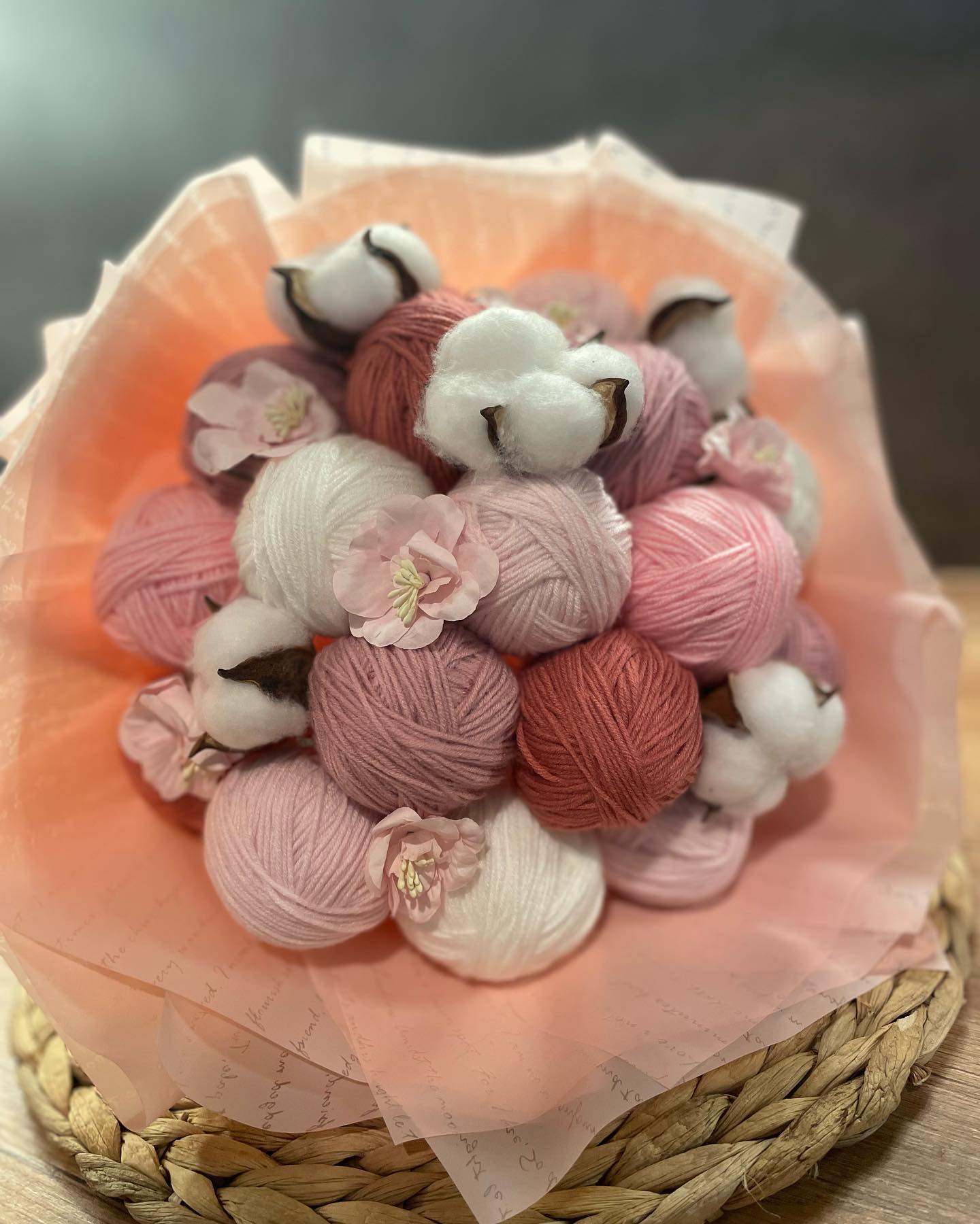 Милый букетик для рукодельницы